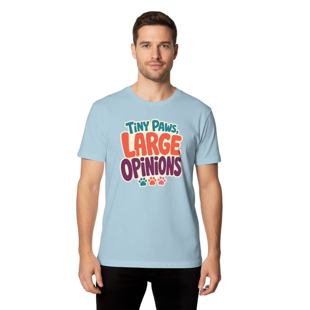 Tiny Paws, Large Opinions T-Shirt