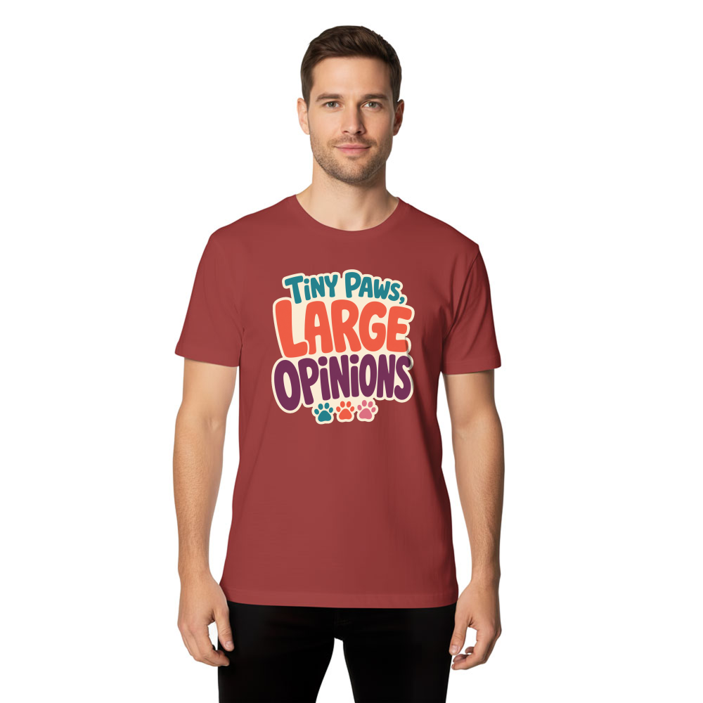 Tiny Paws, Large Opinions T-Shirt