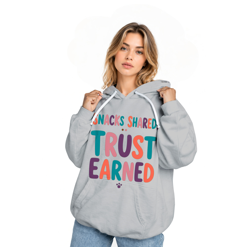 Snacks Shared, Trust Earned Hoodie