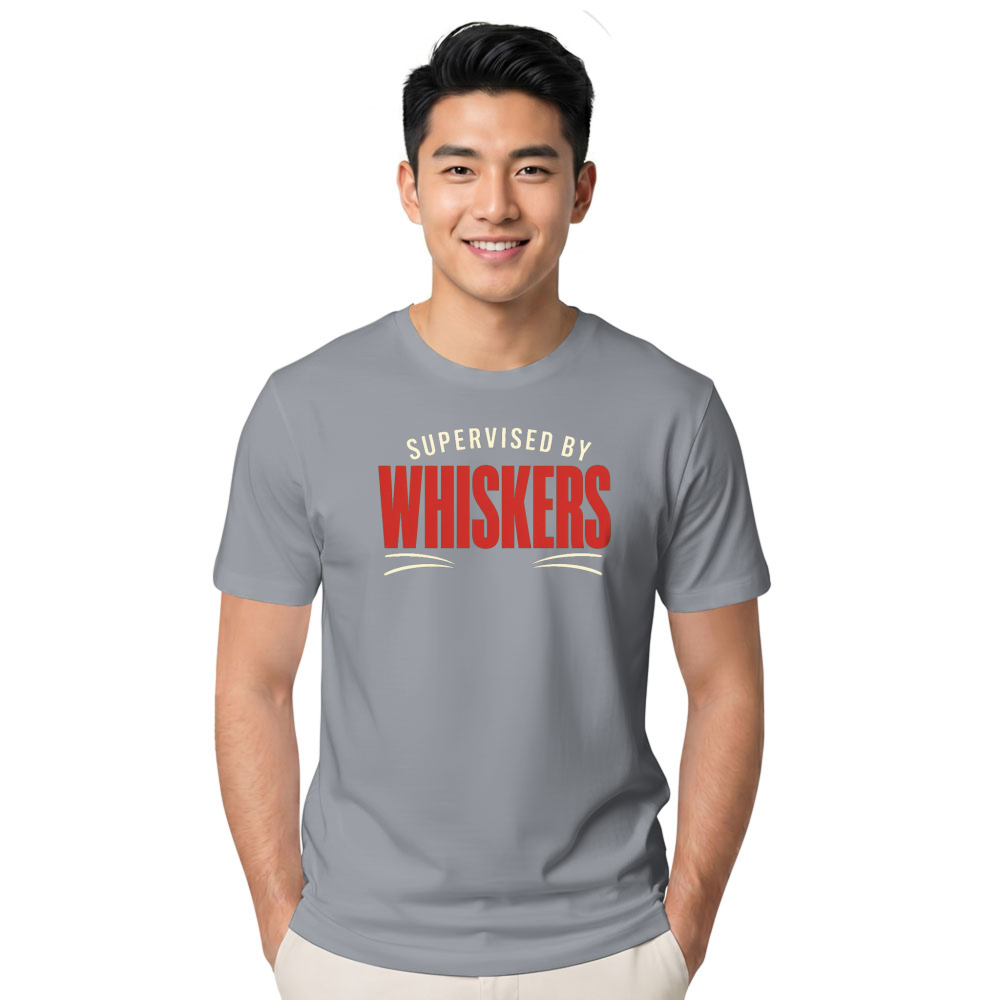 Supervised by Whiskers T-Shirt