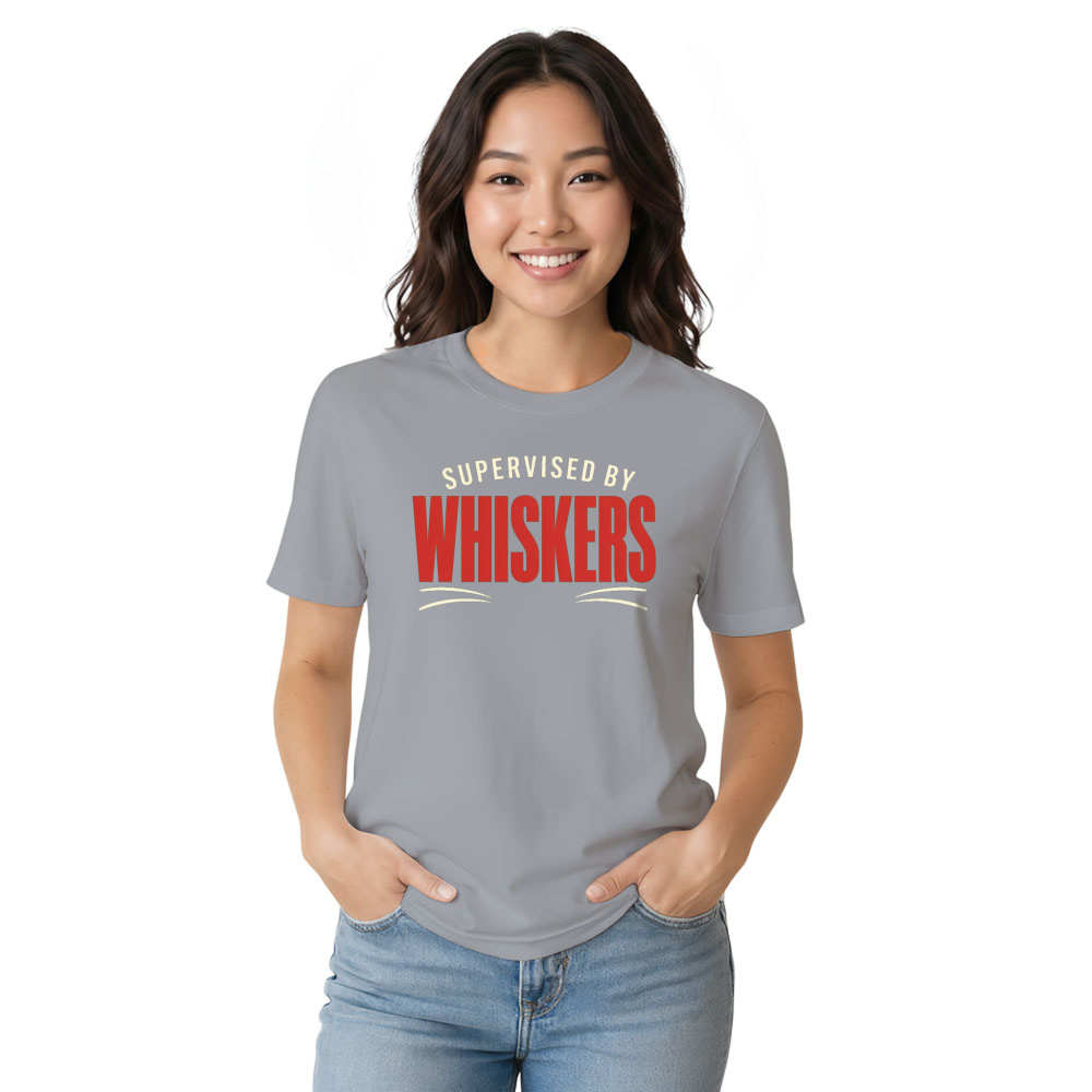 Supervised by Whiskers T-Shirt