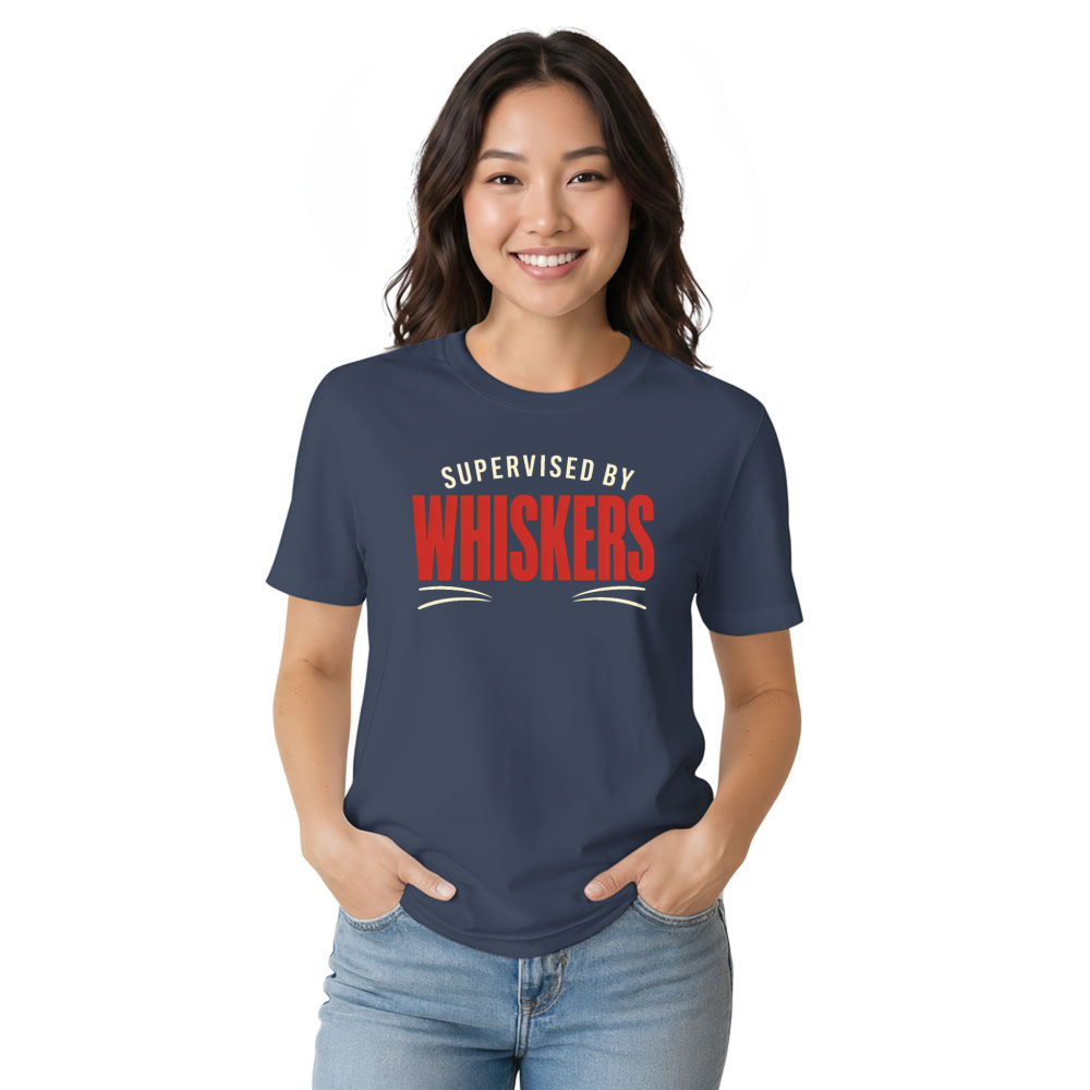 Supervised by Whiskers T-Shirt