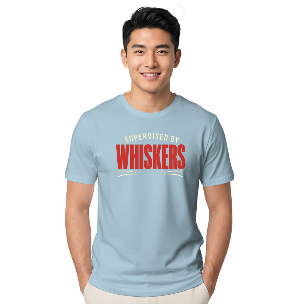 Supervised by Whiskers T-Shirt