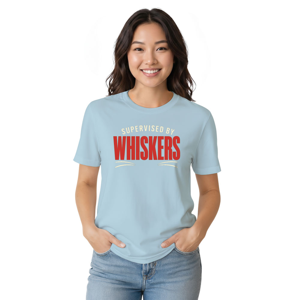 Supervised by Whiskers T-Shirt