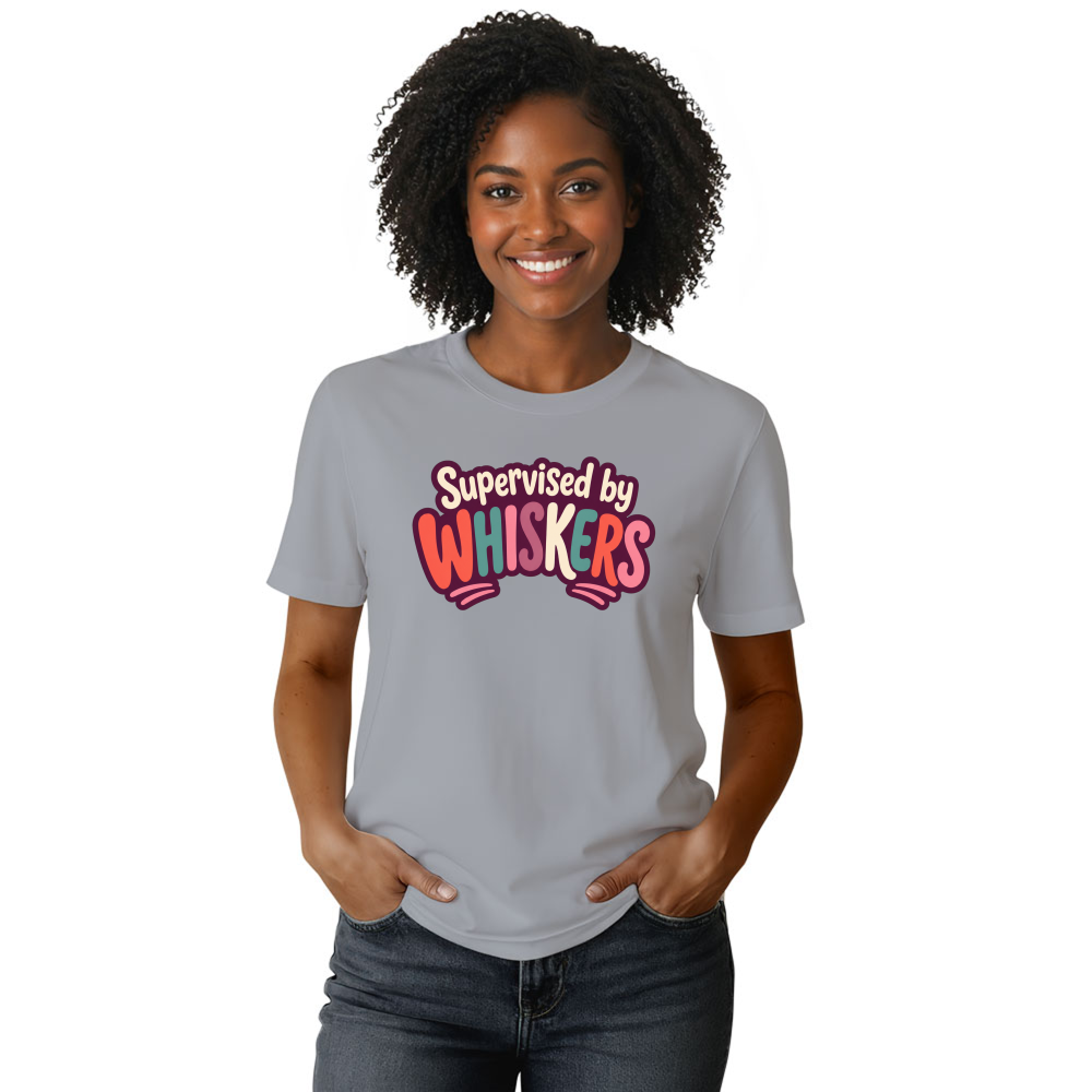Supervised by Whiskers T-Shirt