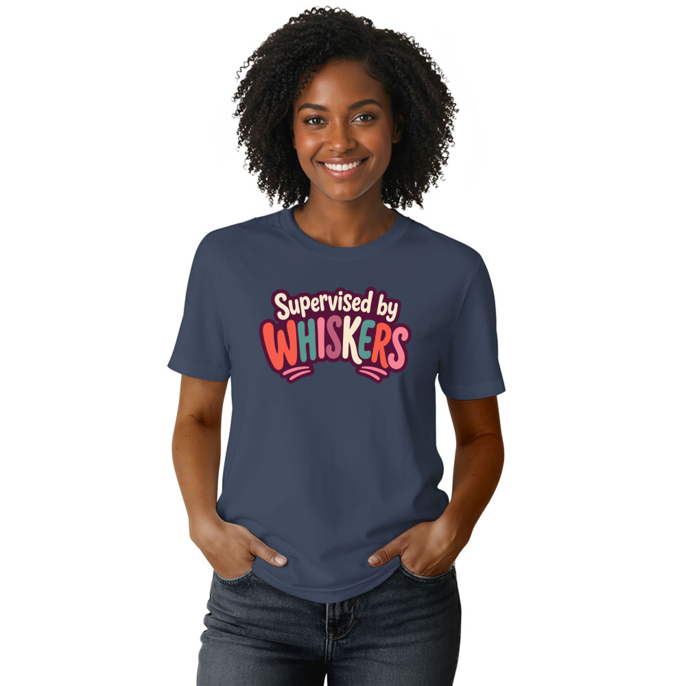 Supervised by Whiskers T-Shirt