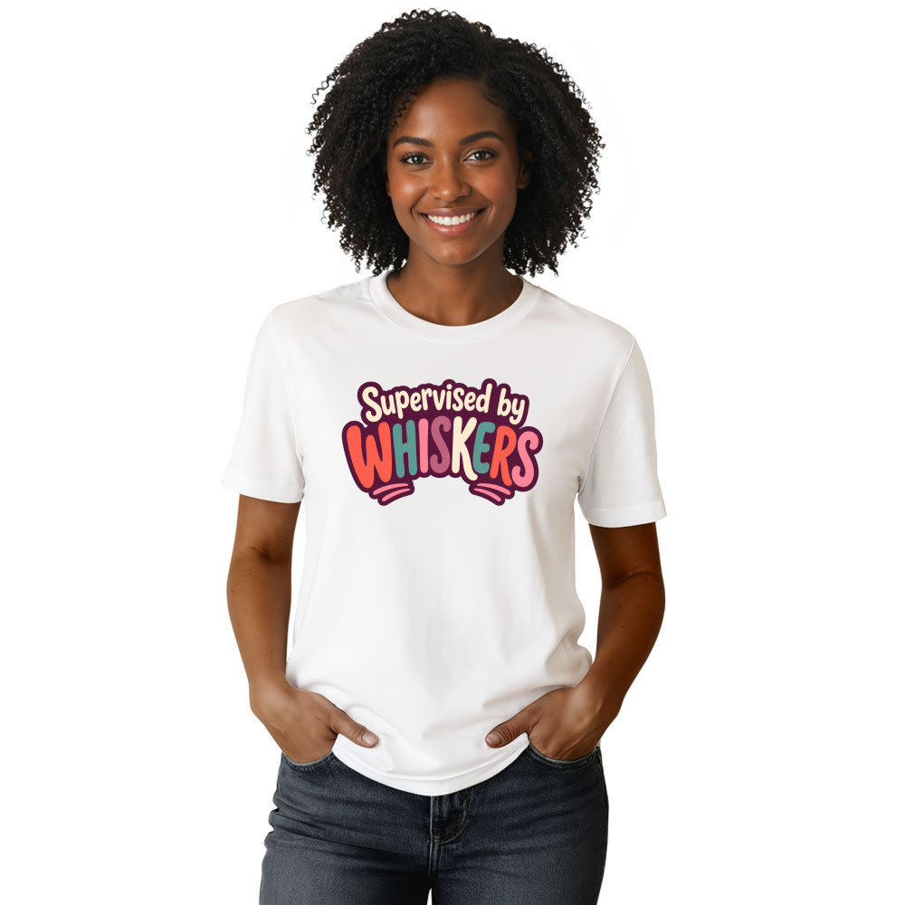 Supervised by Whiskers T-Shirt