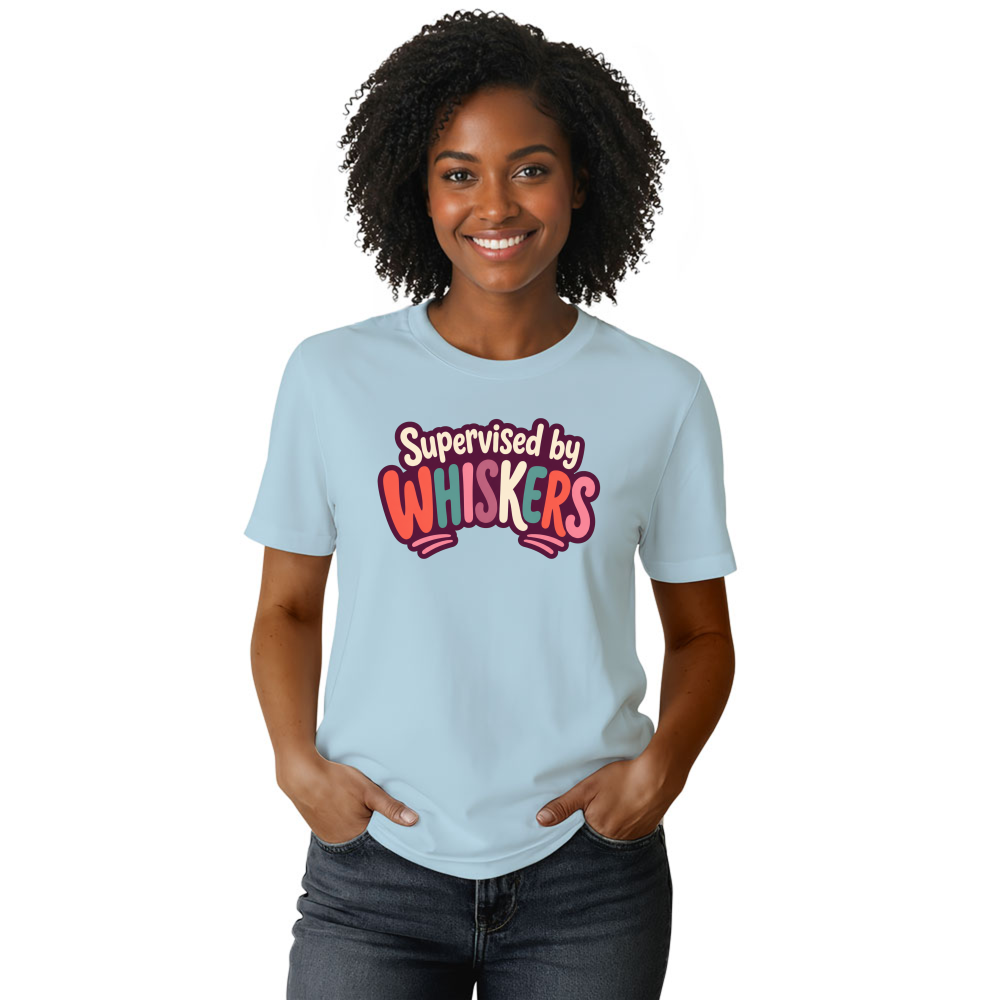 Supervised by Whiskers T-Shirt