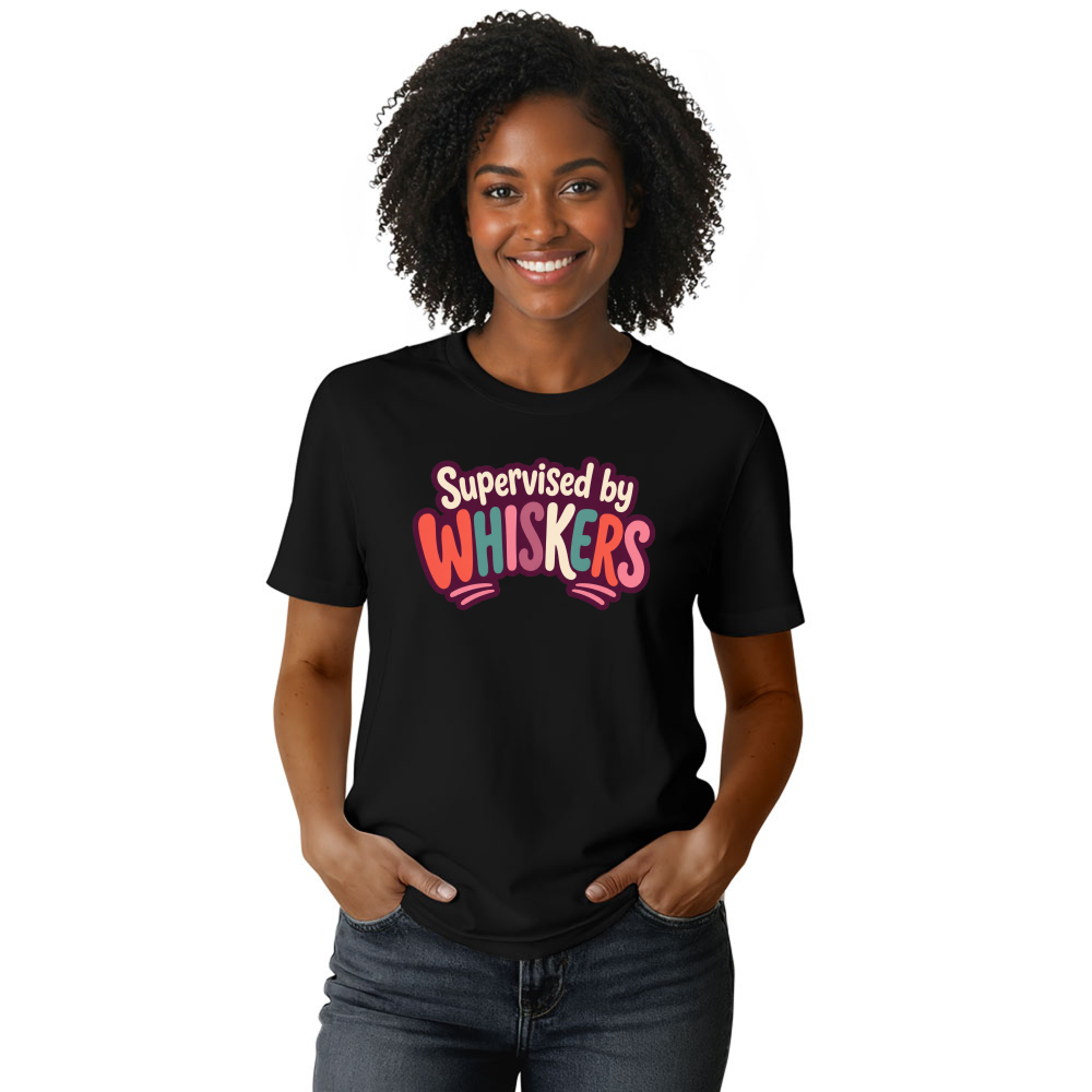 Supervised by Whiskers T-Shirt