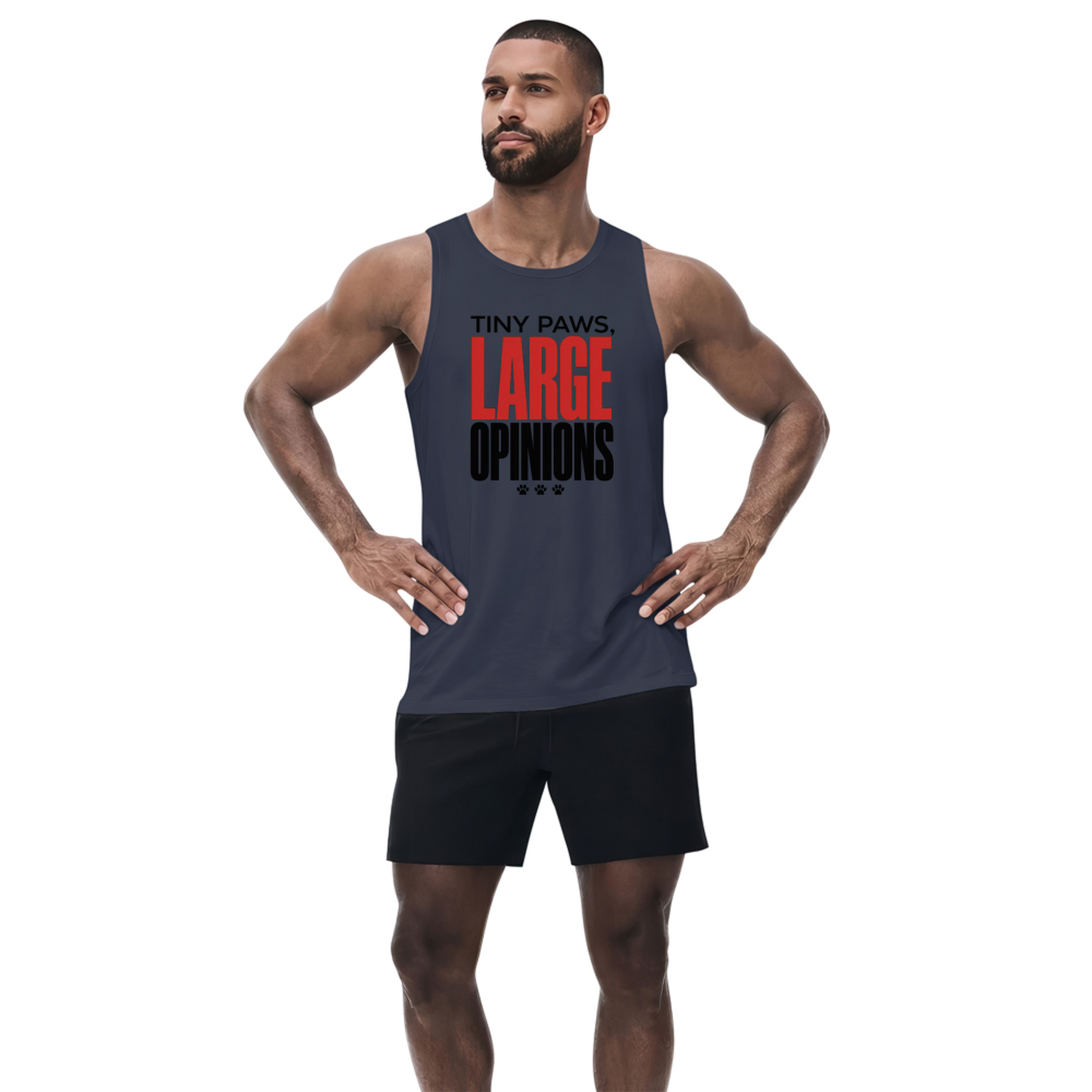 Tiny Paws, Large Opinions Tank Top