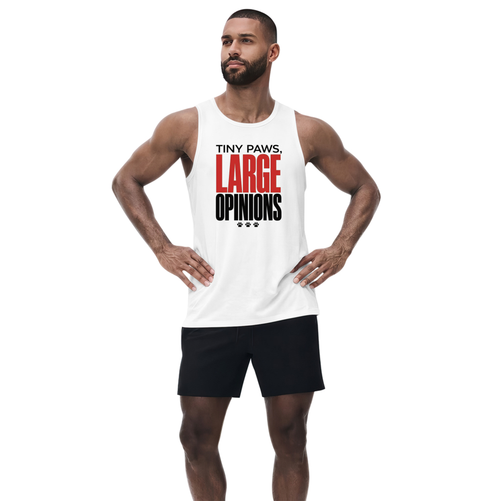 Tiny Paws, Large Opinions Tank Top