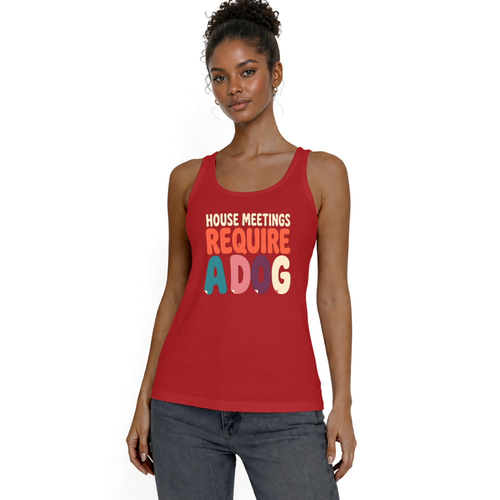 House Meetings Require a Dog Tank Top