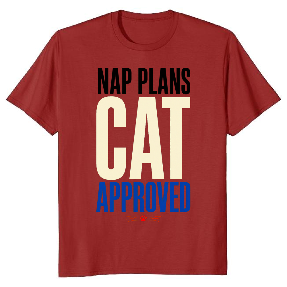 Nap Plans, Cat Approved T-Shirt