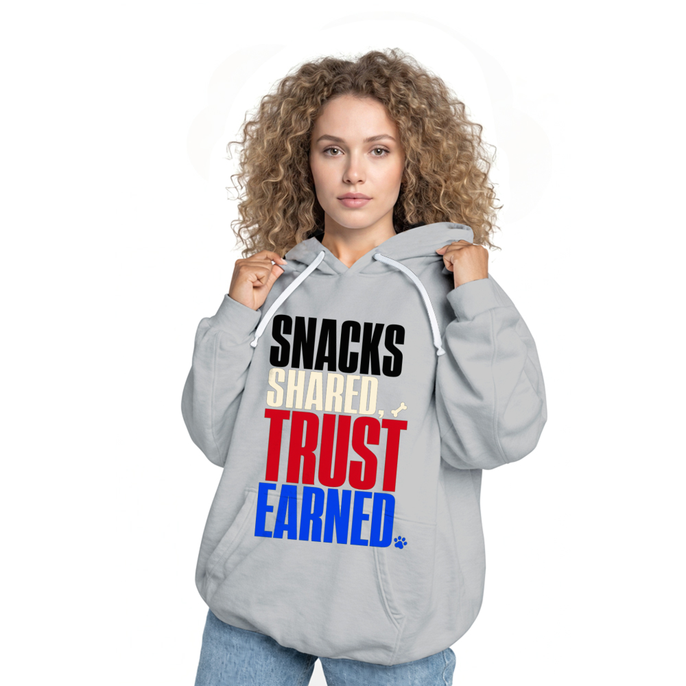 Snacks Shared Trust Earned Hoodie