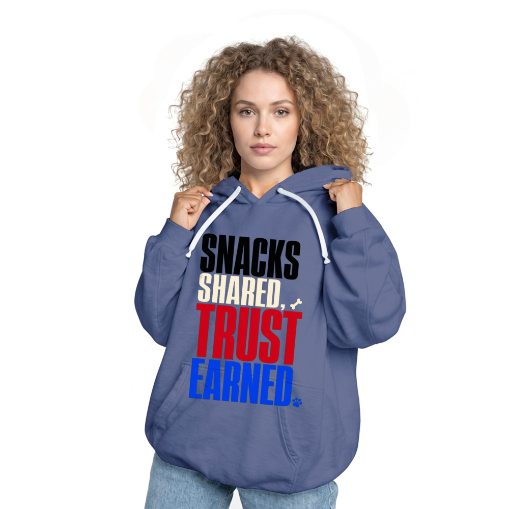 Snacks Shared Trust Earned Hoodie