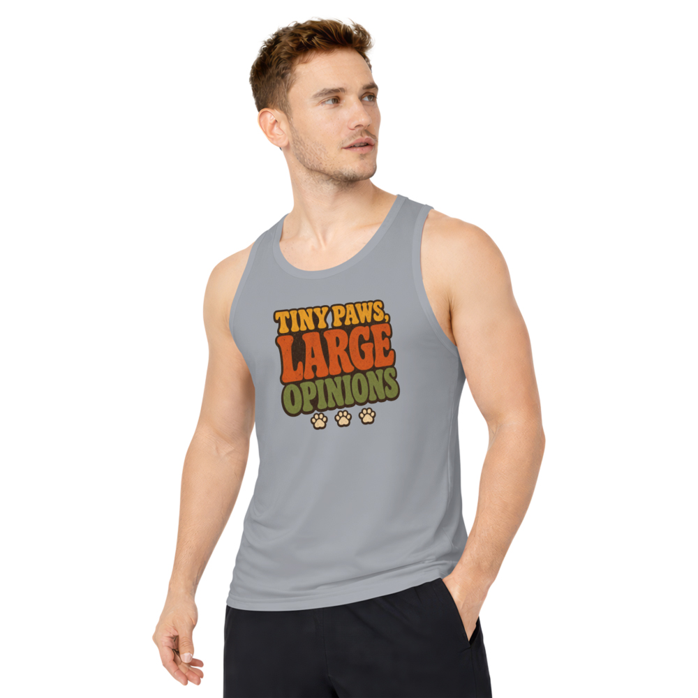 Tiny Paws, Large Opinions Tank Top