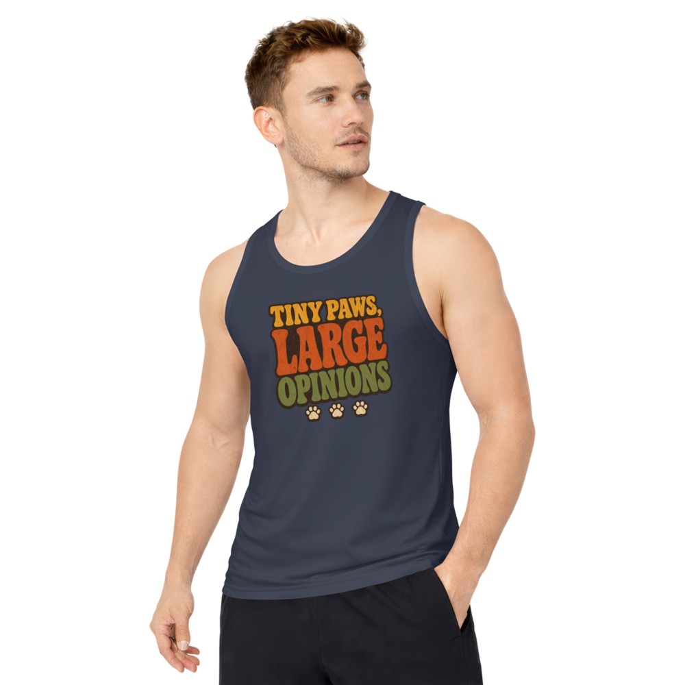 Tiny Paws, Large Opinions Tank Top