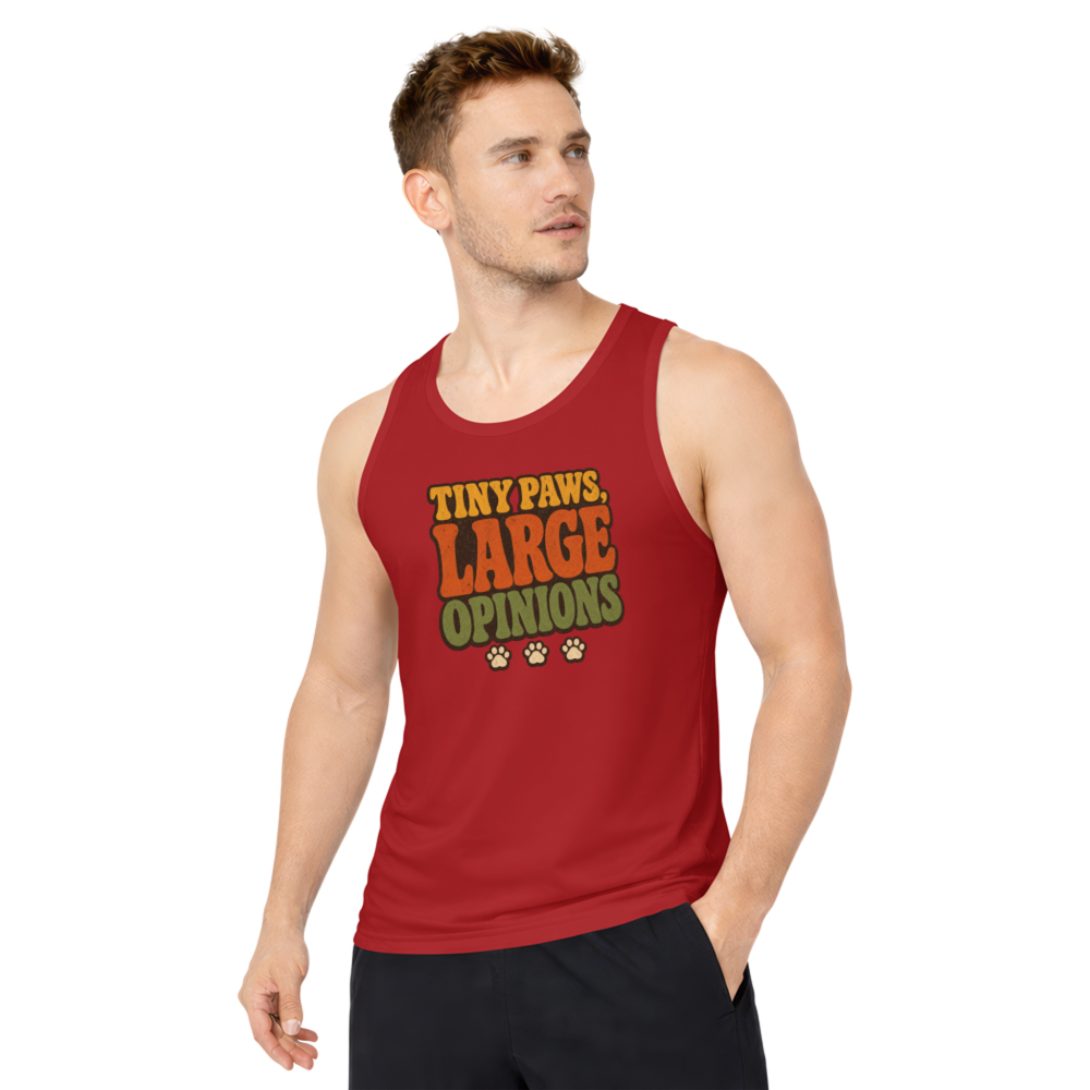 Tiny Paws, Large Opinions Tank Top