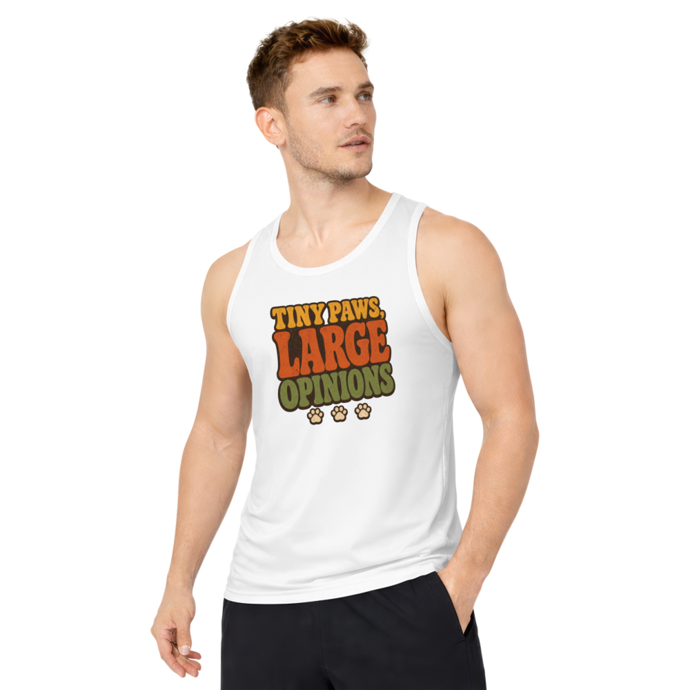 Tiny Paws, Large Opinions Tank Top