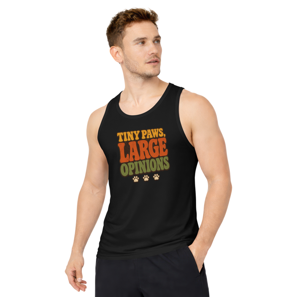 Tiny Paws, Large Opinions Tank Top
