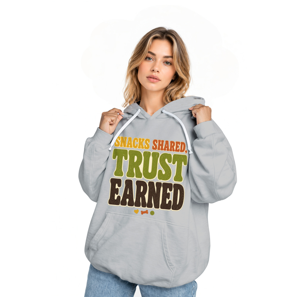 Snacks Shared, Trust Earned Hoodie