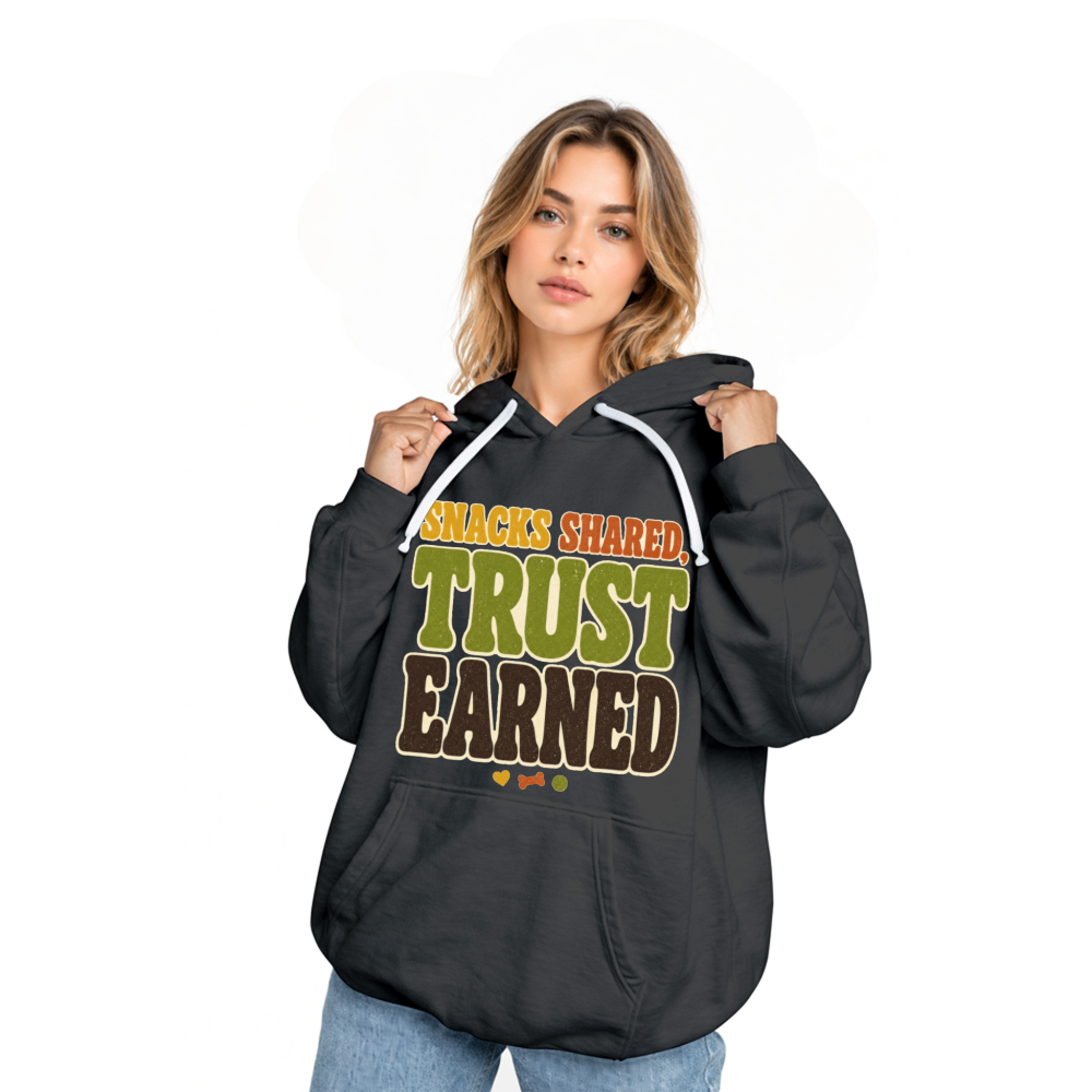 Snacks Shared, Trust Earned Hoodie