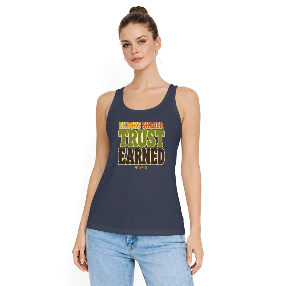 Snacks Shared Trust Earned Tank Top