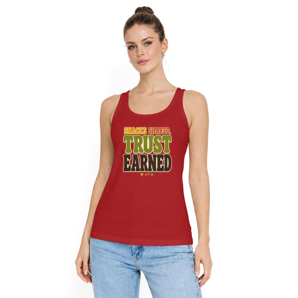 Snacks Shared Trust Earned Tank Top