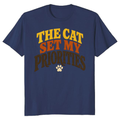 The Cat Set My Priorities T-Shirt