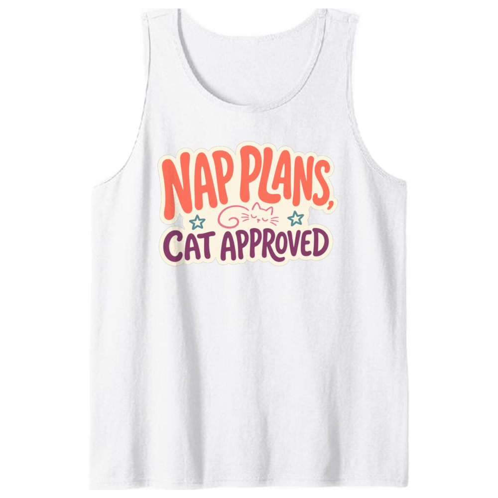 Nap Plans, Cat Approved Tank Top