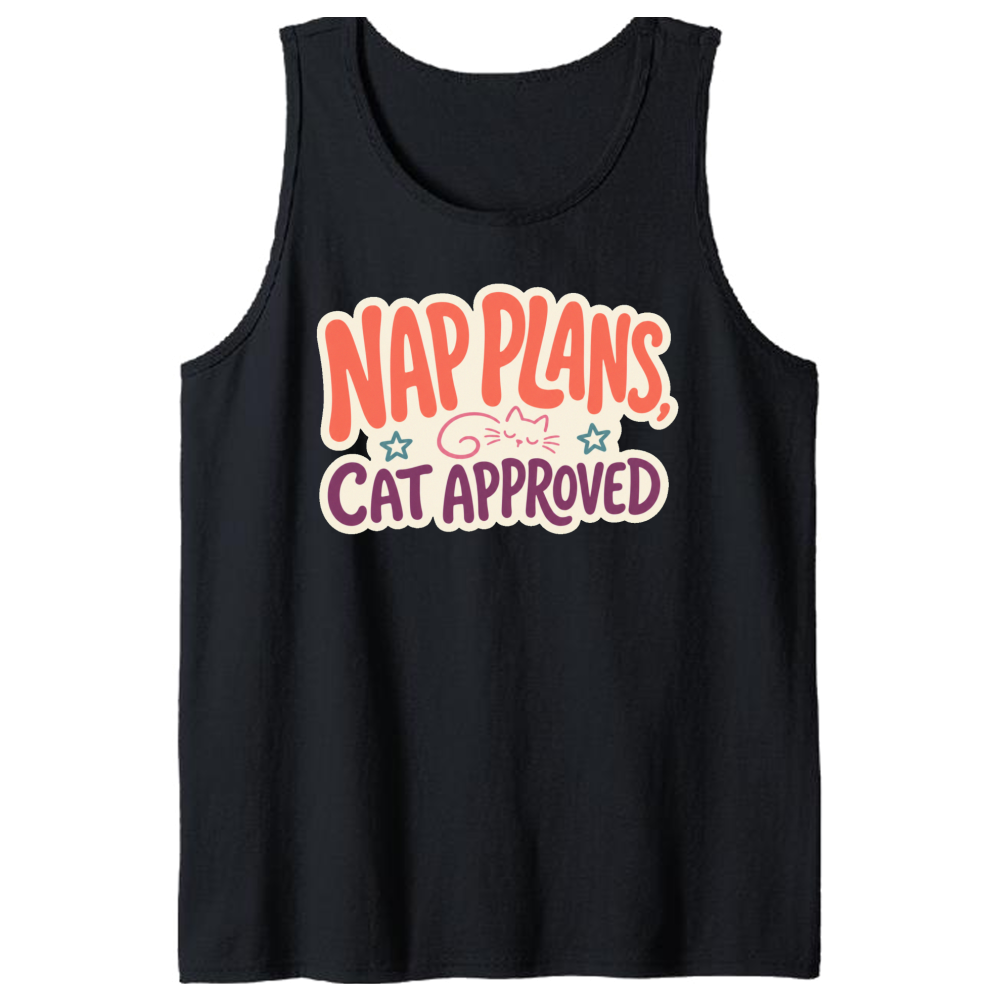 Nap Plans, Cat Approved Tank Top