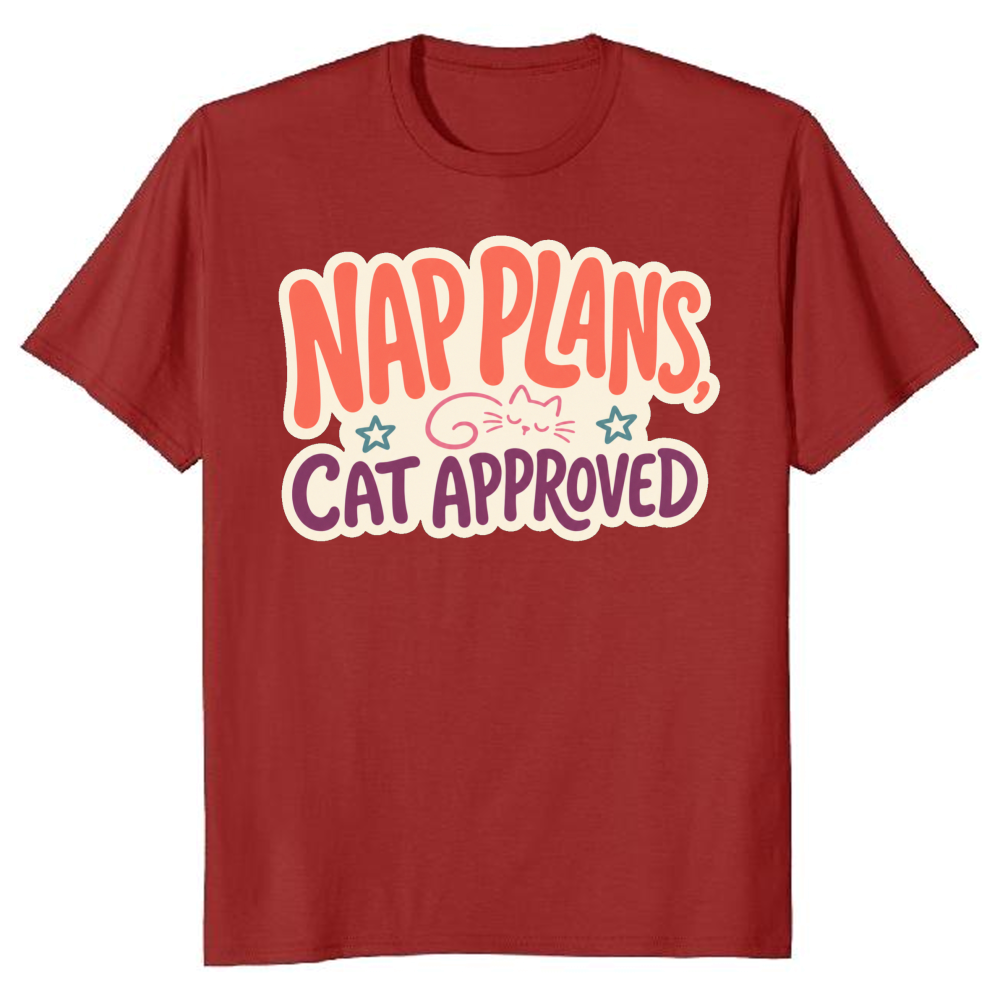 Nap Plans, Cat Approved T-Shirt