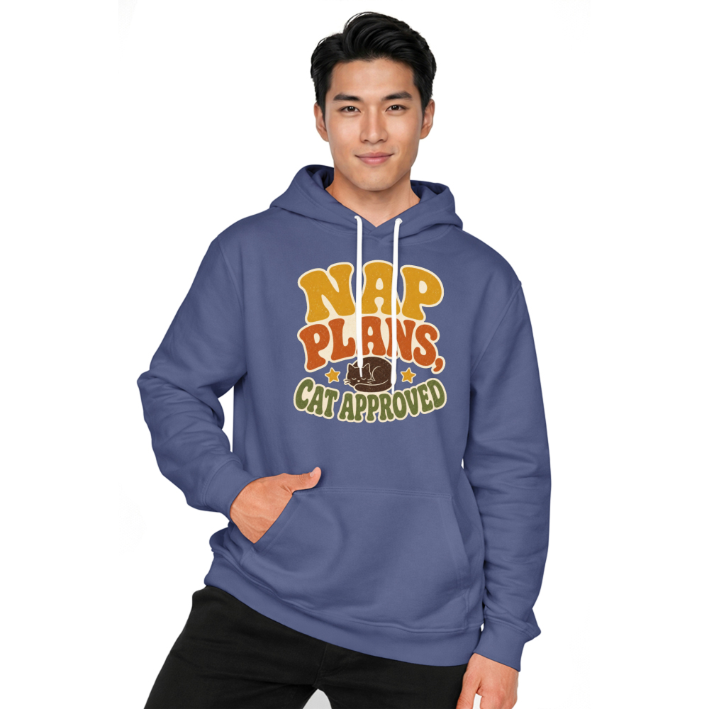 Nap Plans, Cat Approved Hoodie