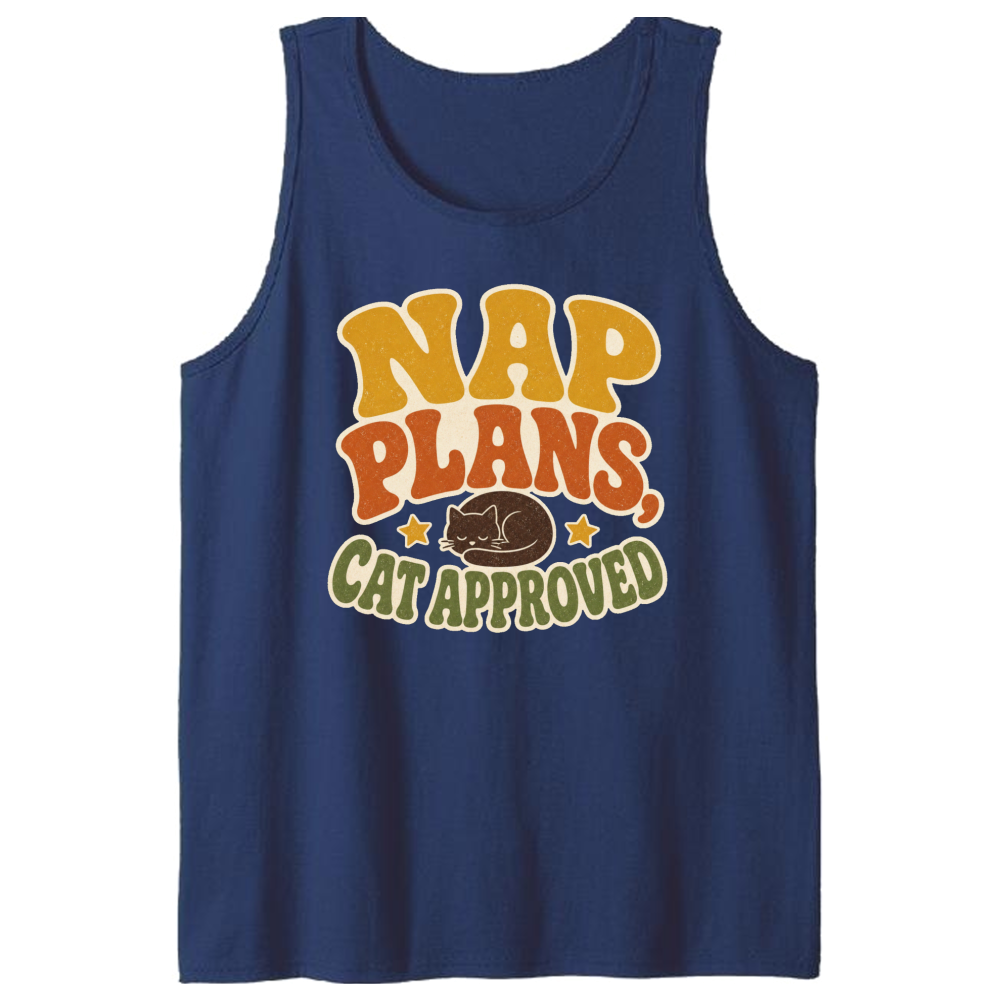 Nap Plans, Cat Approved Tank Top