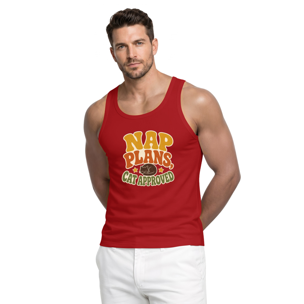 Nap Plans, Cat Approved Tank Top