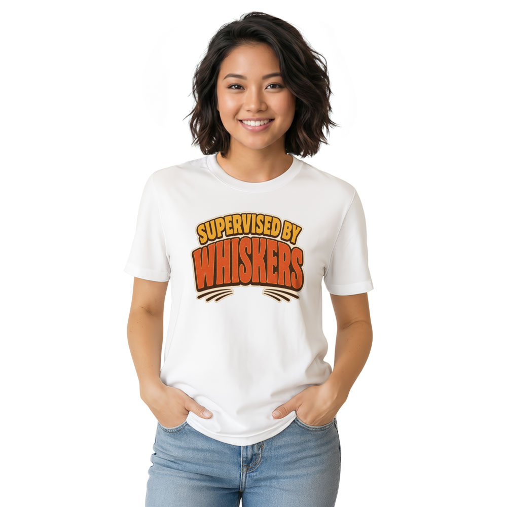 Supervised by Whiskers T-Shirt