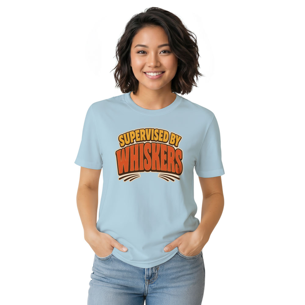 Supervised by Whiskers T-Shirt