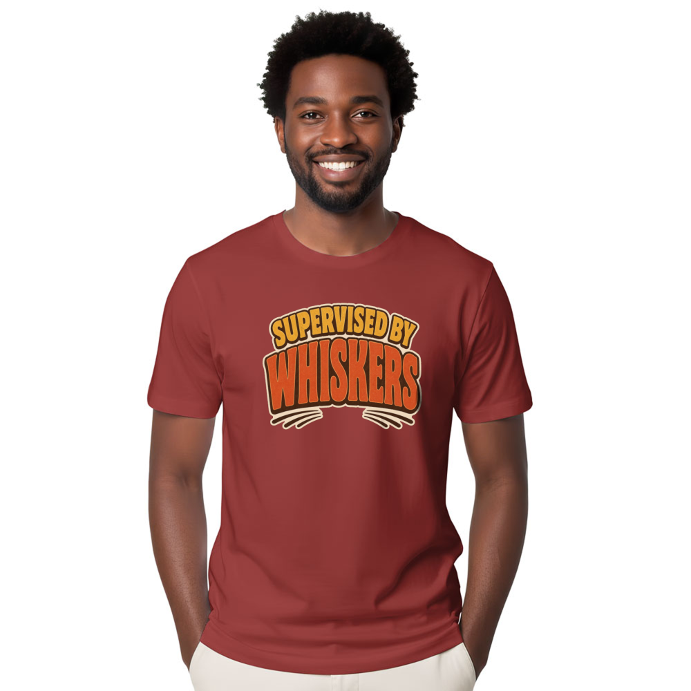 Supervised by Whiskers T-Shirt